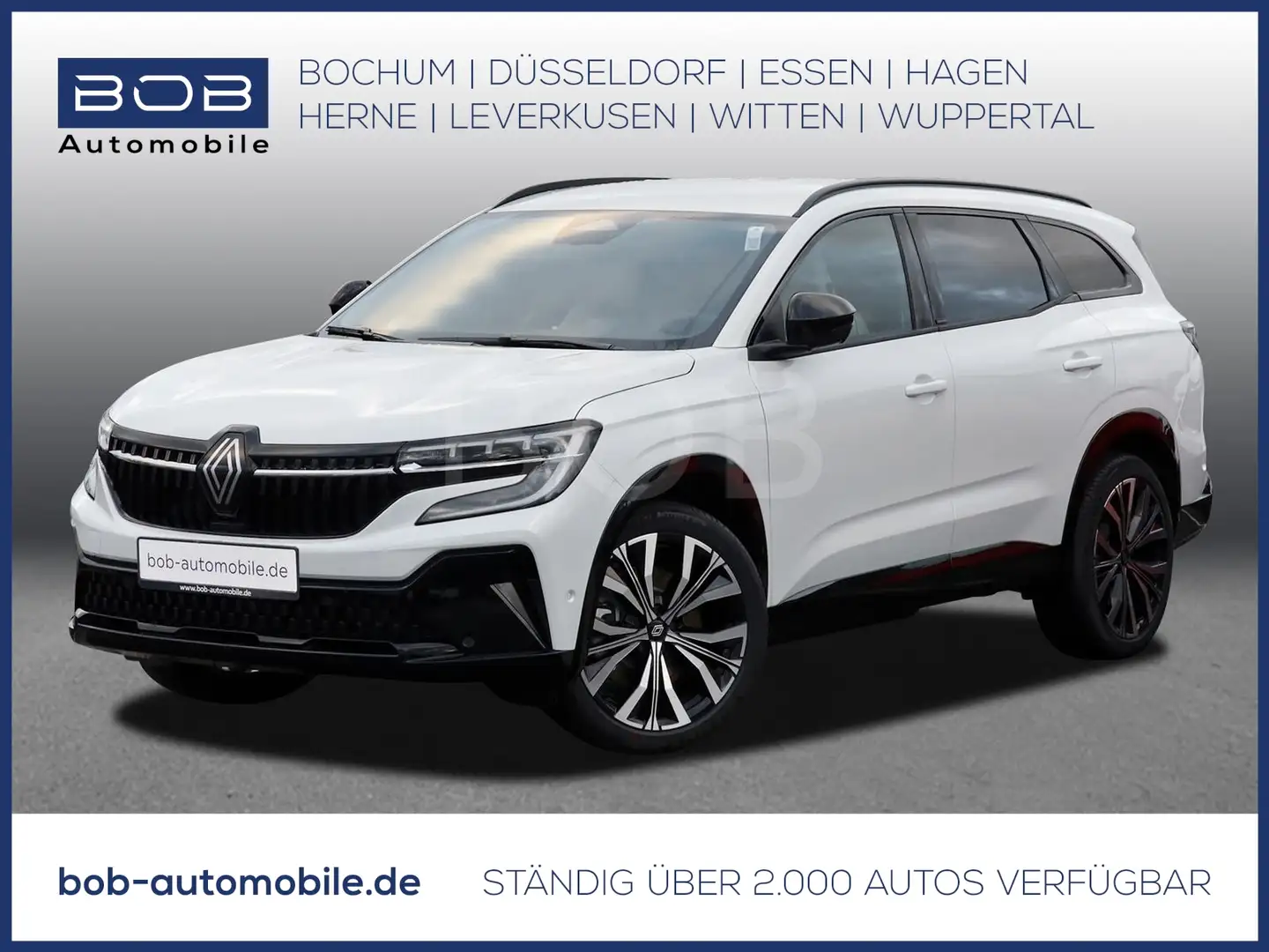 Renault Espace Iconic Full Hybrid 200 8-fach bereift Weiß - 1