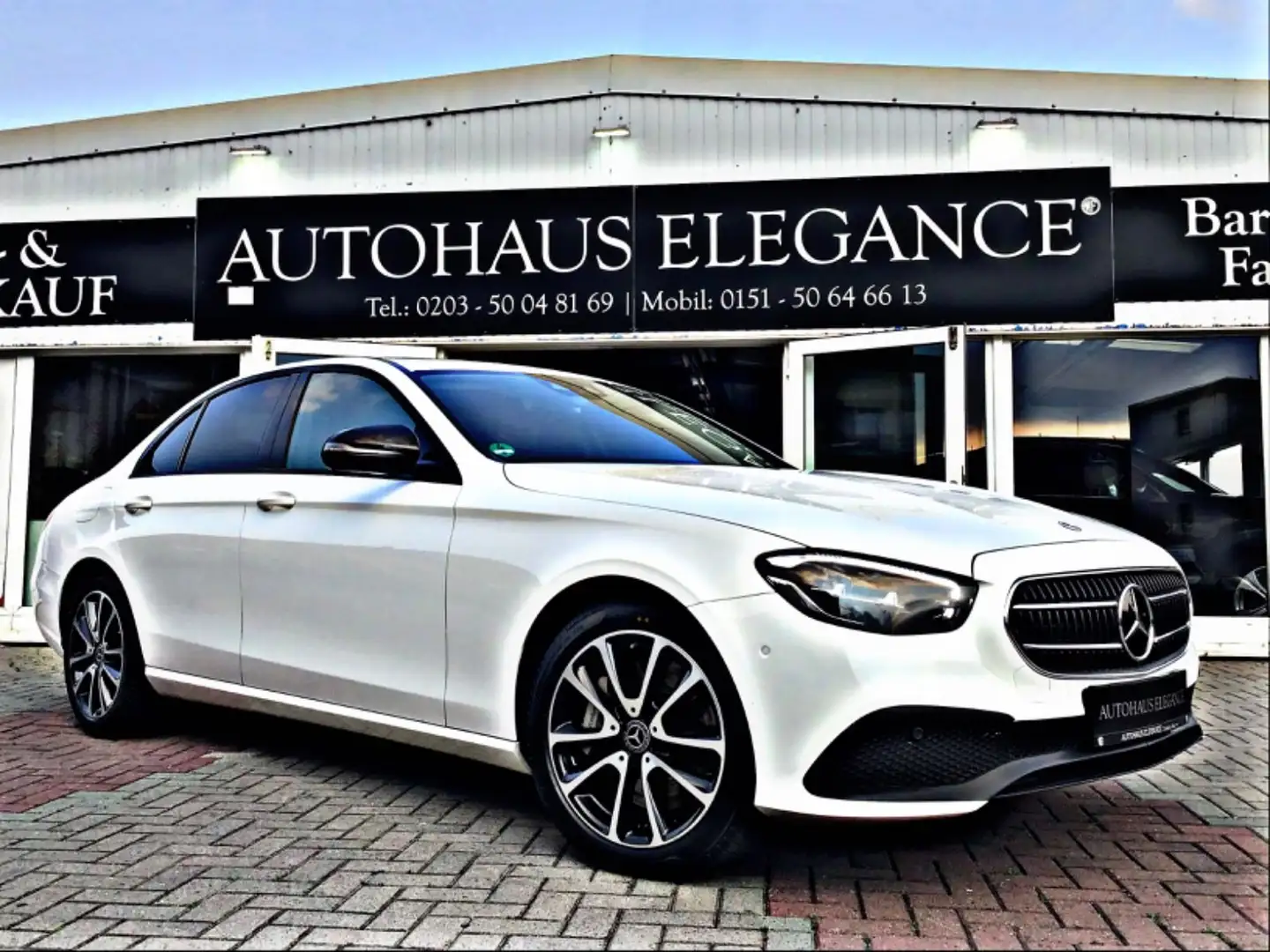 Mercedes-Benz E 450 E450 4MATIC 9G~Night-Paket~Distronic+~LED~Kamera Biały - 1