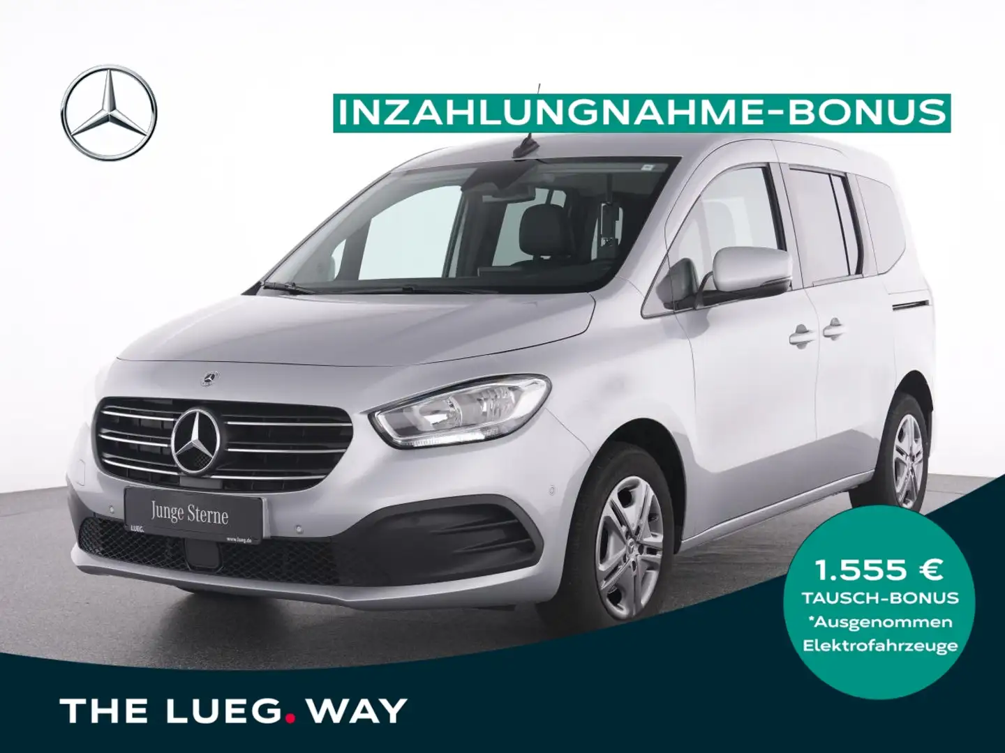 Mercedes-Benz T-Class T 160 STYLE Standard MBUX+Navi+ParkA+DAB+SHZ+RFK Срібний - 1