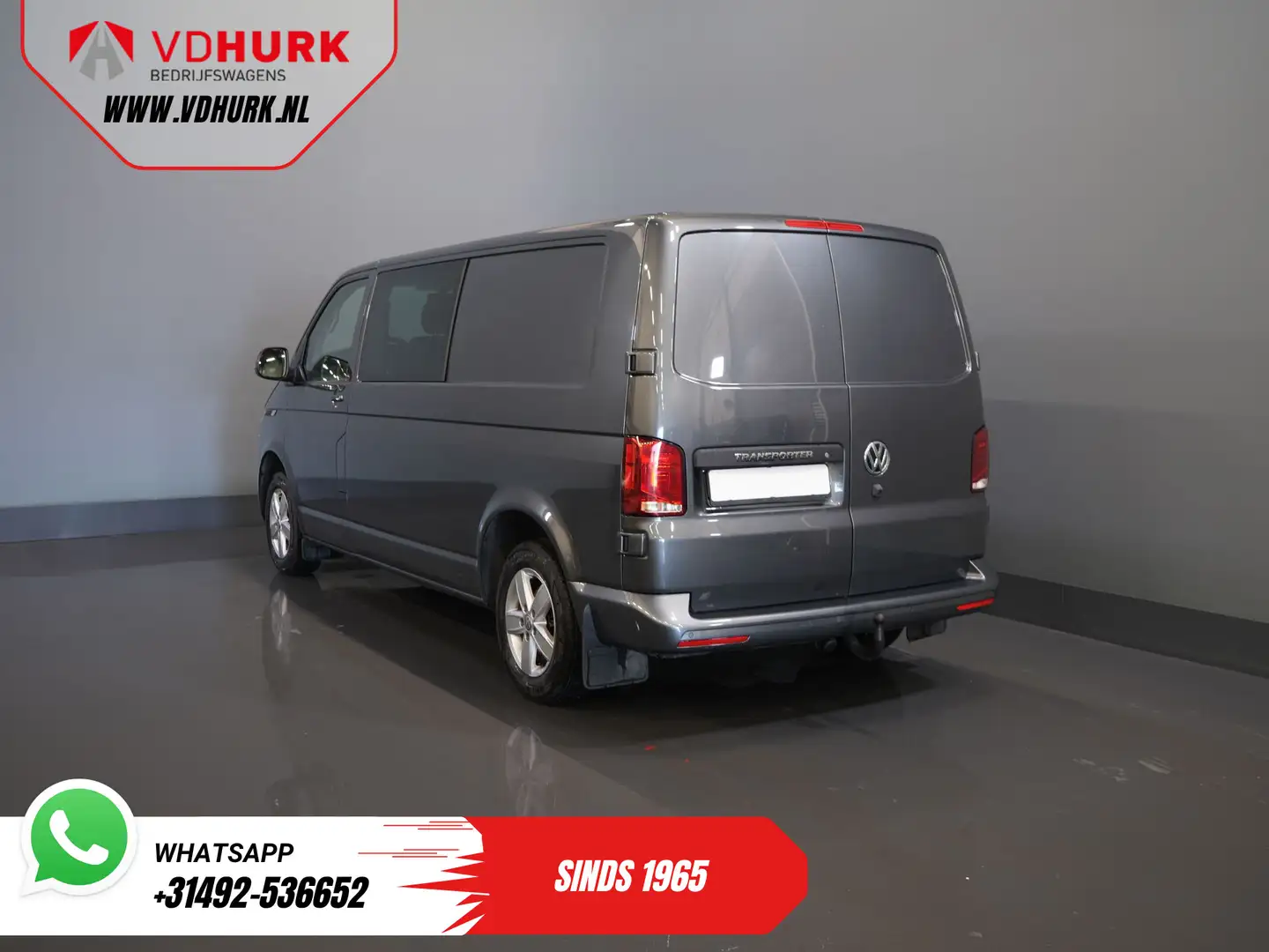 Volkswagen Transporter 2.0 TDI 150 pk DSG Aut. L2 DC Dubbel Cabine MIXTO/ Grau - 2