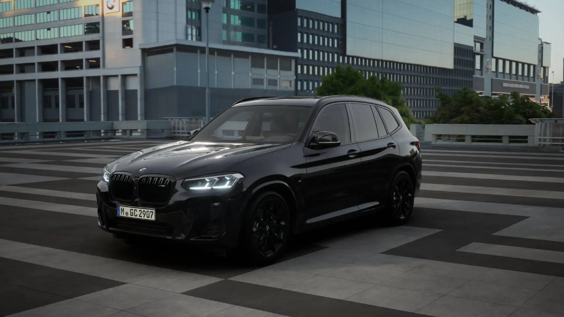 BMW X3 M 40d Laser PanoSD adapt.Fw. HiFi Sitzlüftg. Schwarz - 1