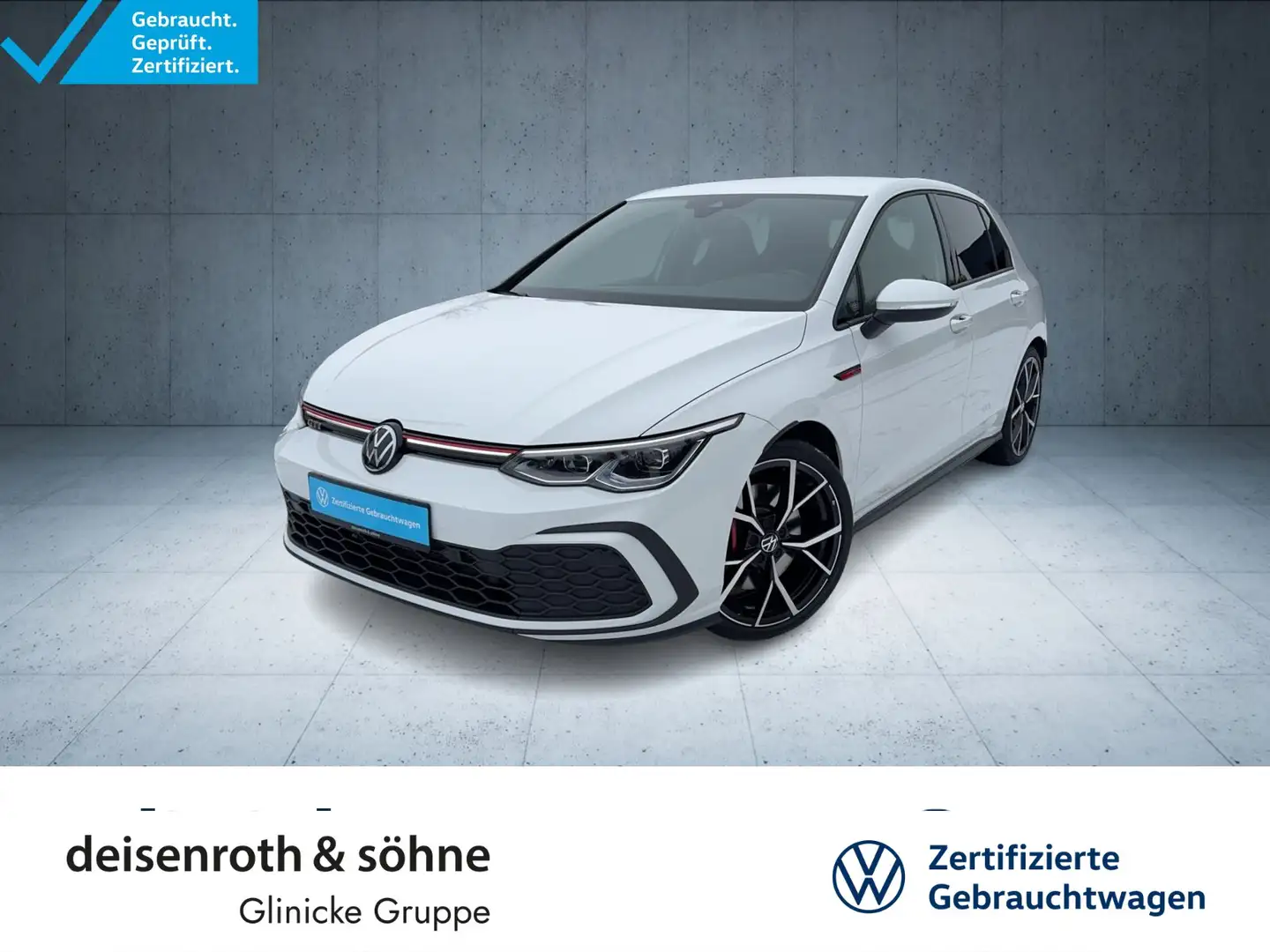 Volkswagen Golf GTI DSG AHK/Nav/ACC/Keyless/LHZ/Business/19 Weiß - 1