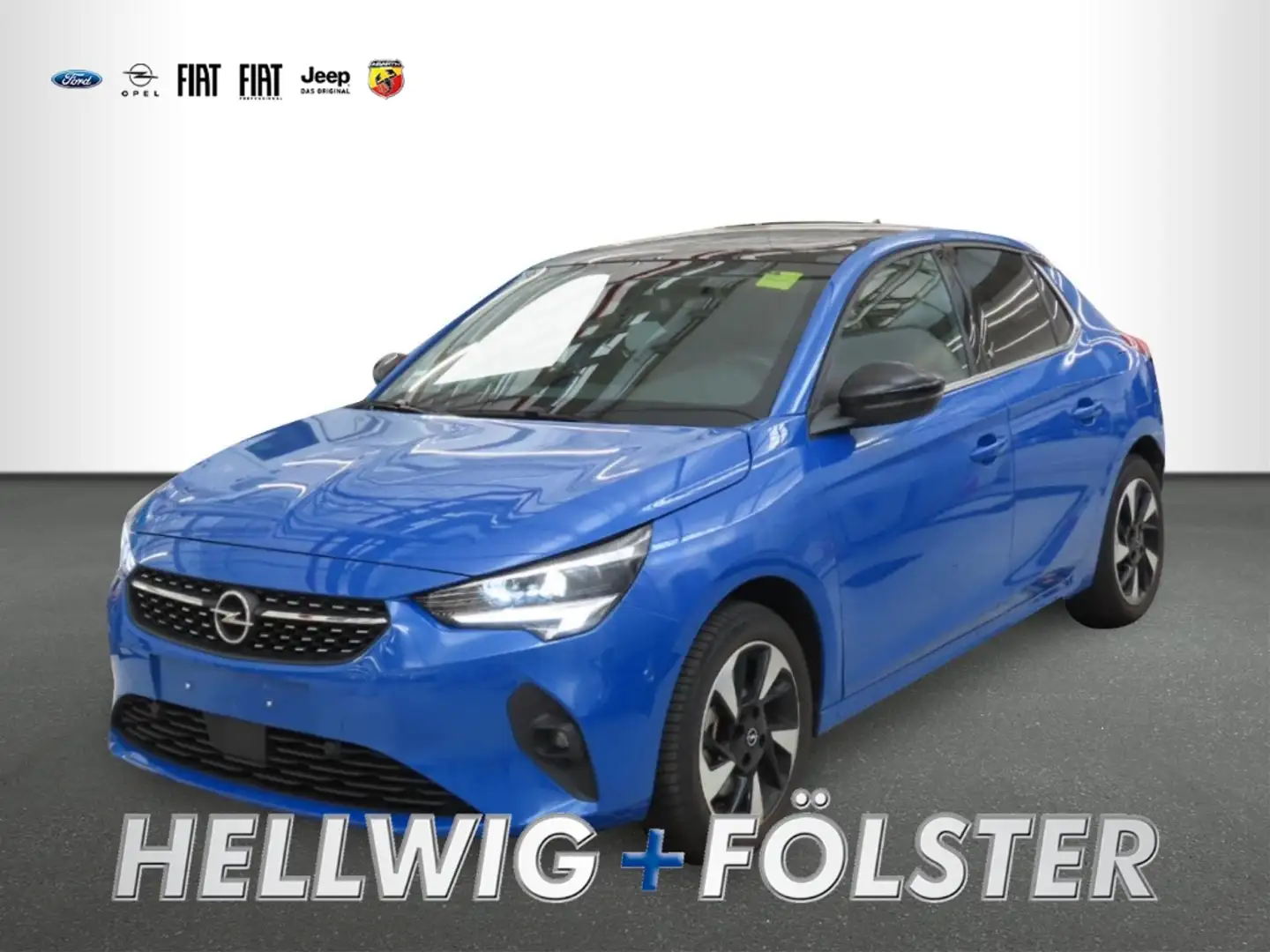 Opel Corsa-e F Elegance 11 kW Charger PDC v+h SHZ Blau - 1