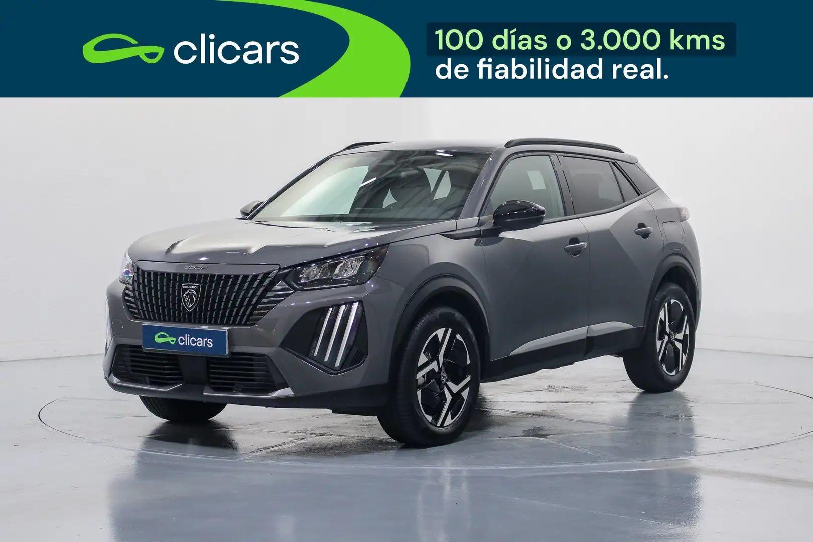 Peugeot 2008 Hybrid 136 Allure eDCS6 Gris - 1