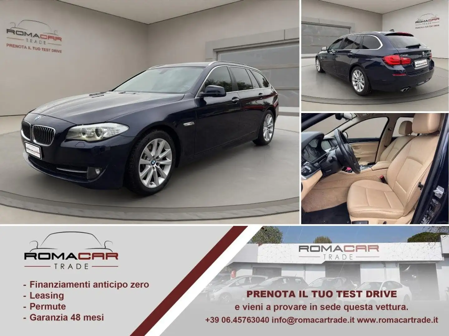 BMW 525 d Touring Business aut. **OTTIME CONDIZIONI** Blu/Azzurro - 1