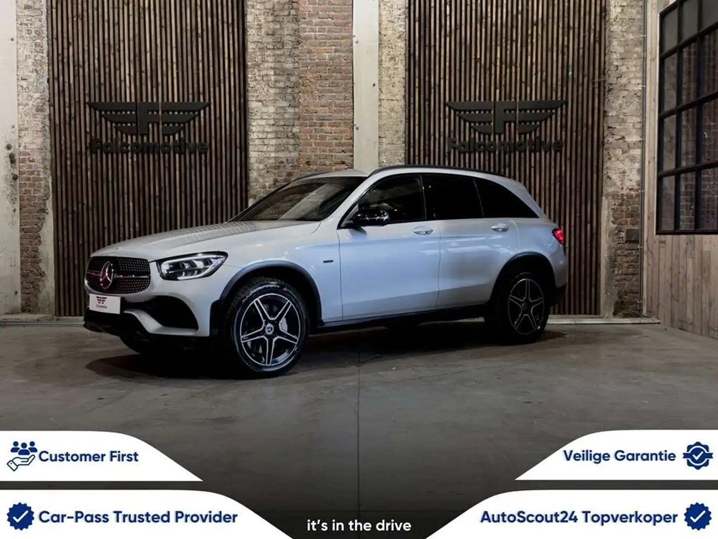 Mercedes-Benz GLC 300 de*PHEV*4-MATIC*AMG*WIFI*DAB*NIGHT*CAMERA* Argent - 1