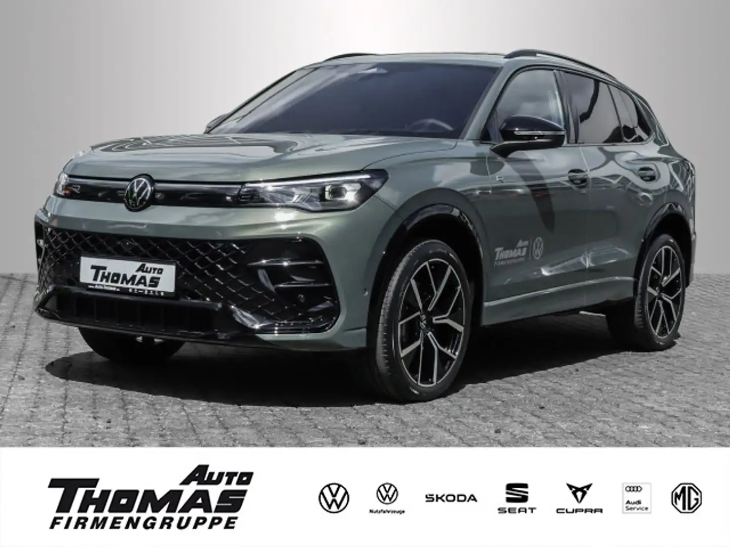 Volkswagen Tiguan 2.0 TDI 4Motion R-Line DSG Grün - 1