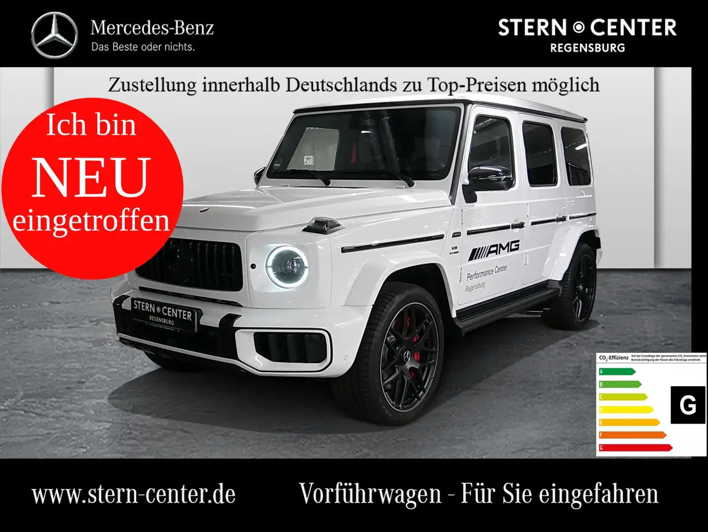 Mercedes-Benz G 63 AMG MBUX 360 AHK White - 1