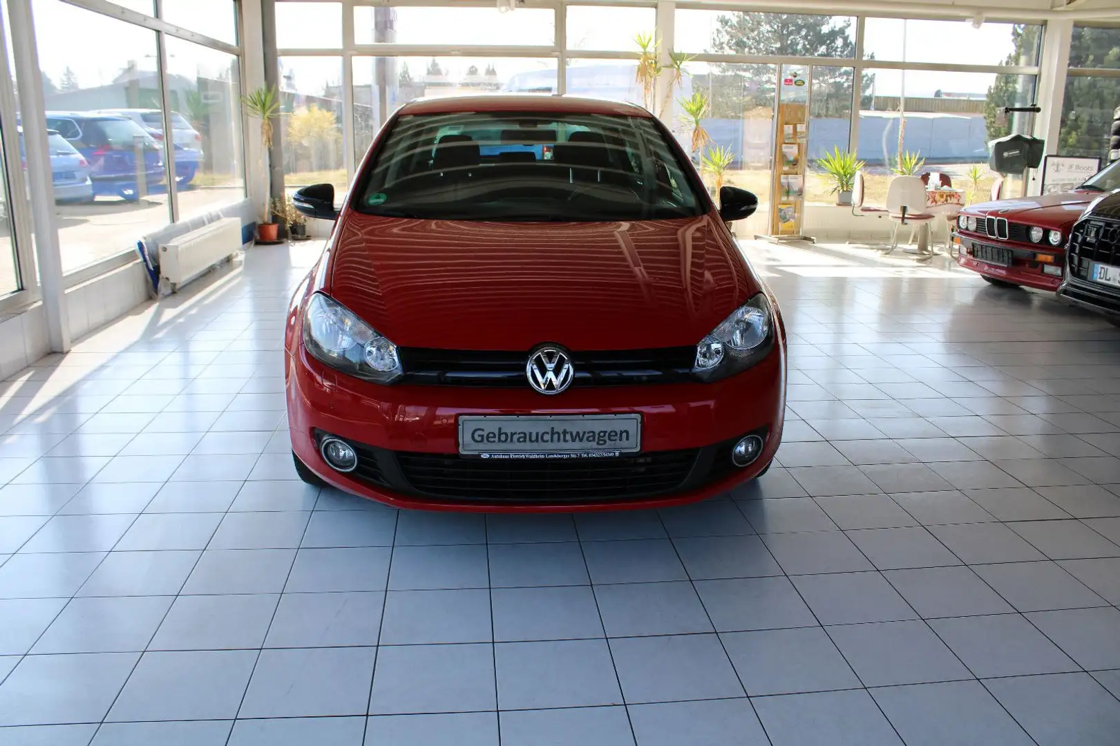 Volkswagen Golf VI Match 1.HAND! KLIMAAUTOMATIK SITZHEIZUNG Rosso - 2