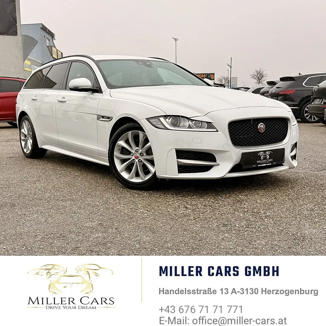 Jaguar XF Sportbrake 20d R-Sport Aut.*Sevicegepflegt* Weiß - 2