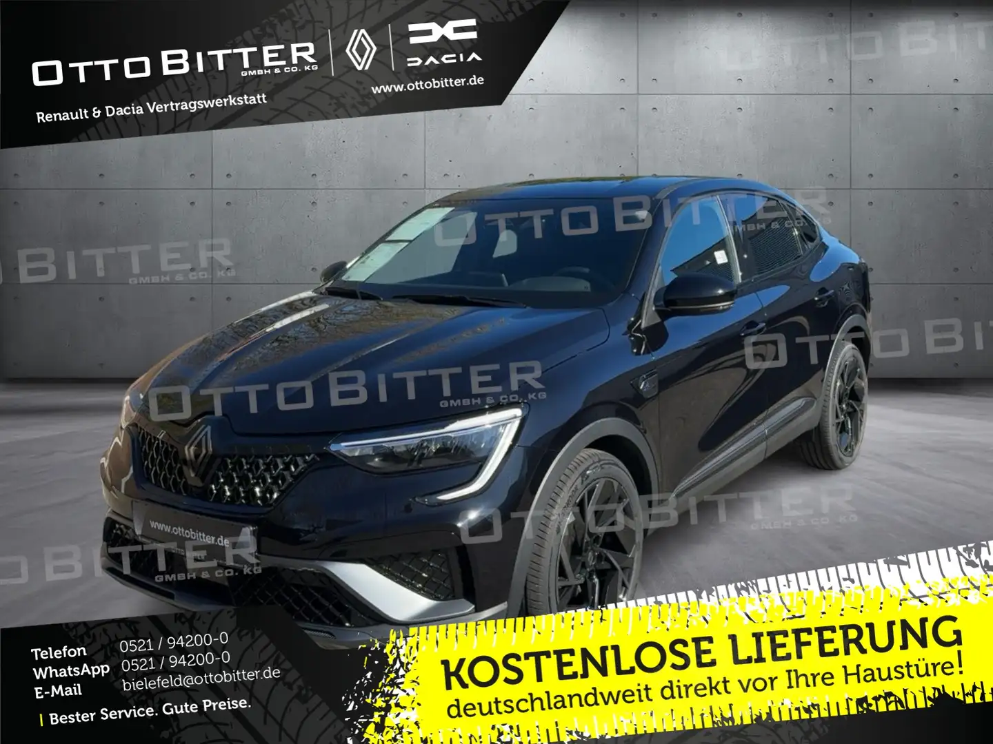Renault Arkana Esprit Alpine Mild Hybrid 160 EDC Zwart - 1