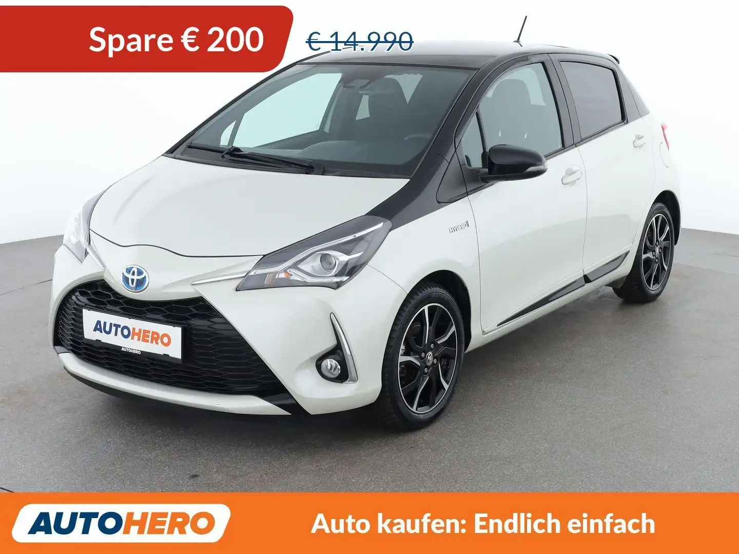 Toyota Yaris 1.5 Hybrid Style Weiß - 1