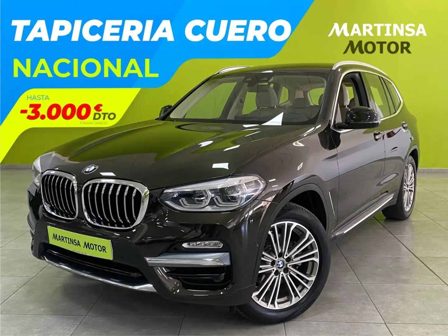 BMW X3 xDrive 20dA Gris - 1