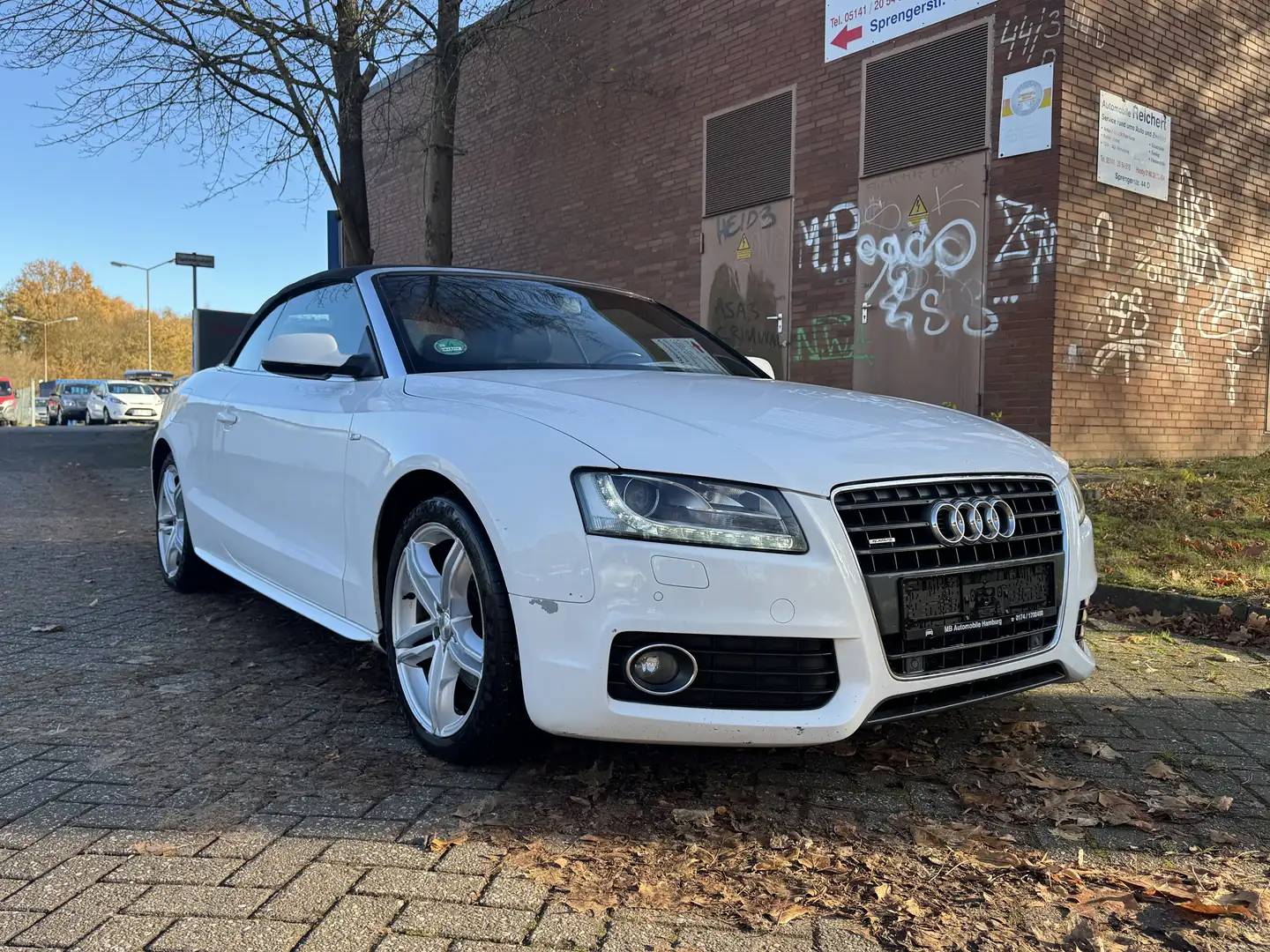 Audi A5 2.0 TFSI quattro S line Sport / Plus Weiß - 1