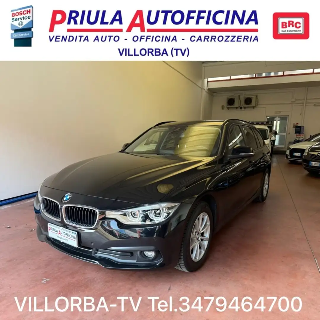 BMW 318 d Touring Business Advantage aut. Nero - 1