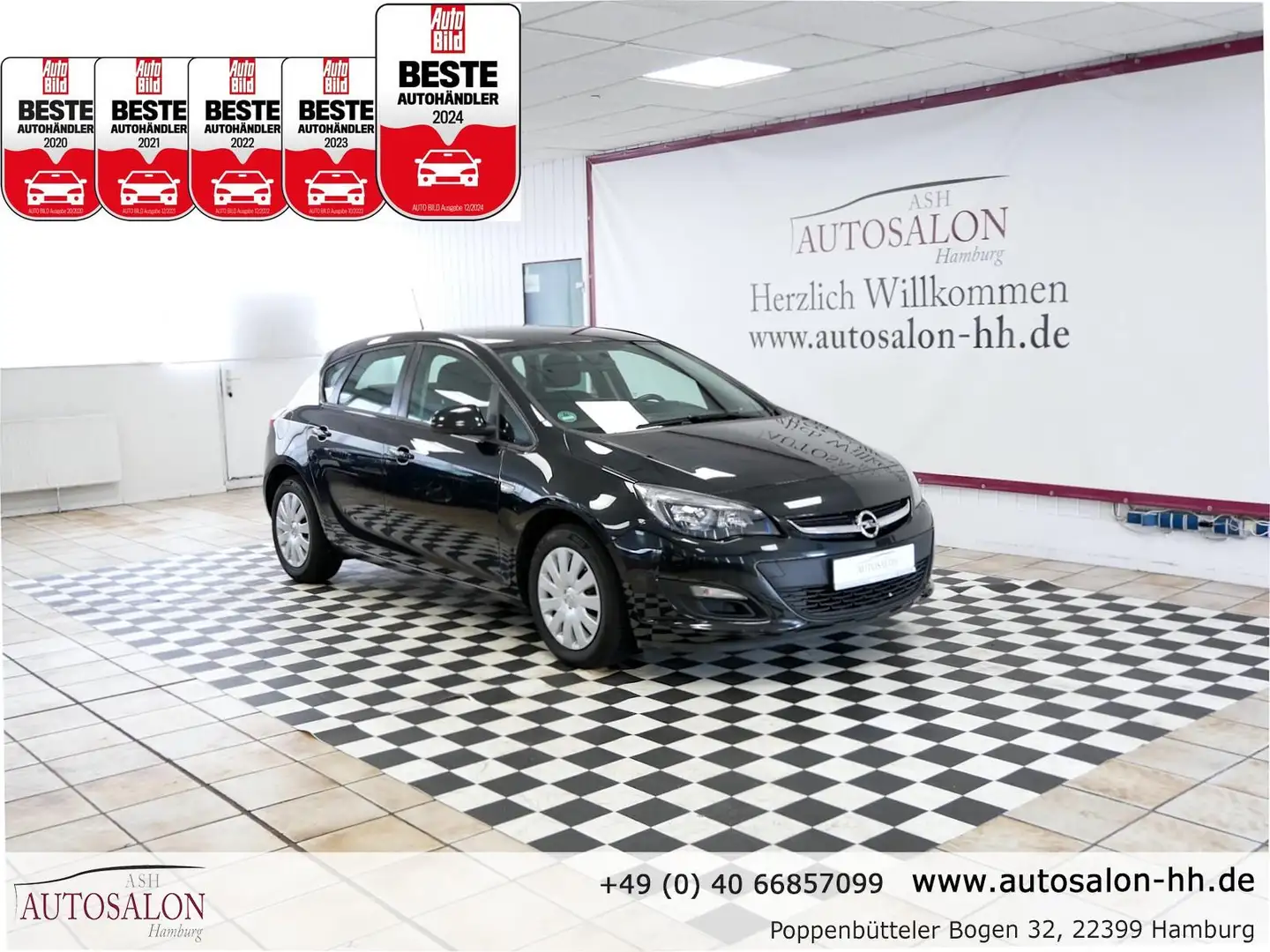 Opel Astra J Selection*2Vorb Rentner*PDC H*Servicegepf*MFL* Schwarz - 1