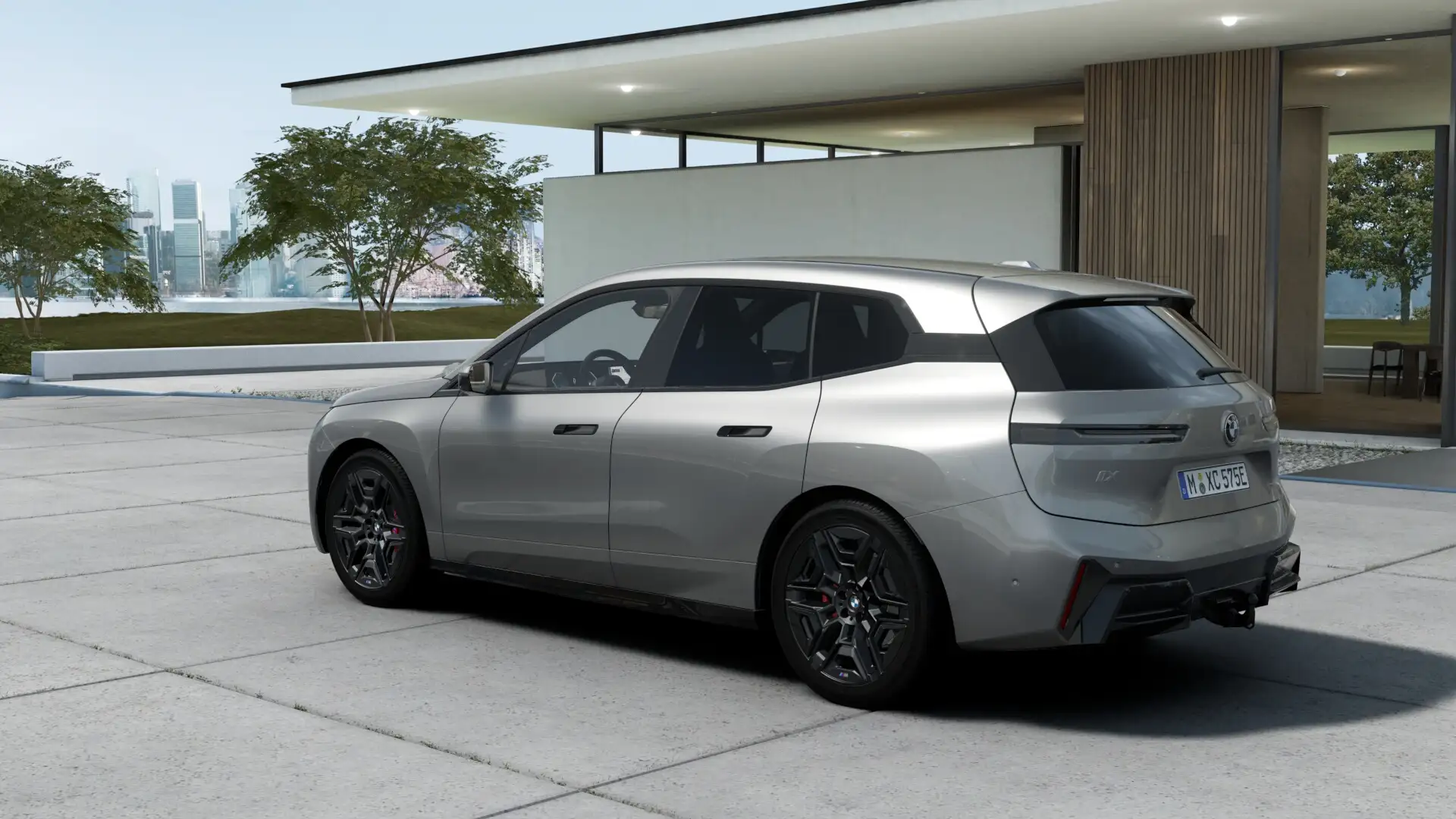 BMW iX xDrive45 M Sport / Trekhaak / M Multifunctionele S Argintiu - 2