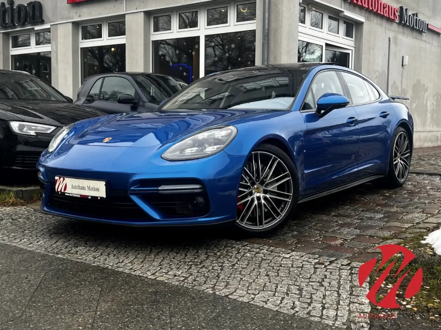 Porsche Panamera Turbo 4.0 V8 Matrix Pano Carbon Bur-High-End Blau - 2