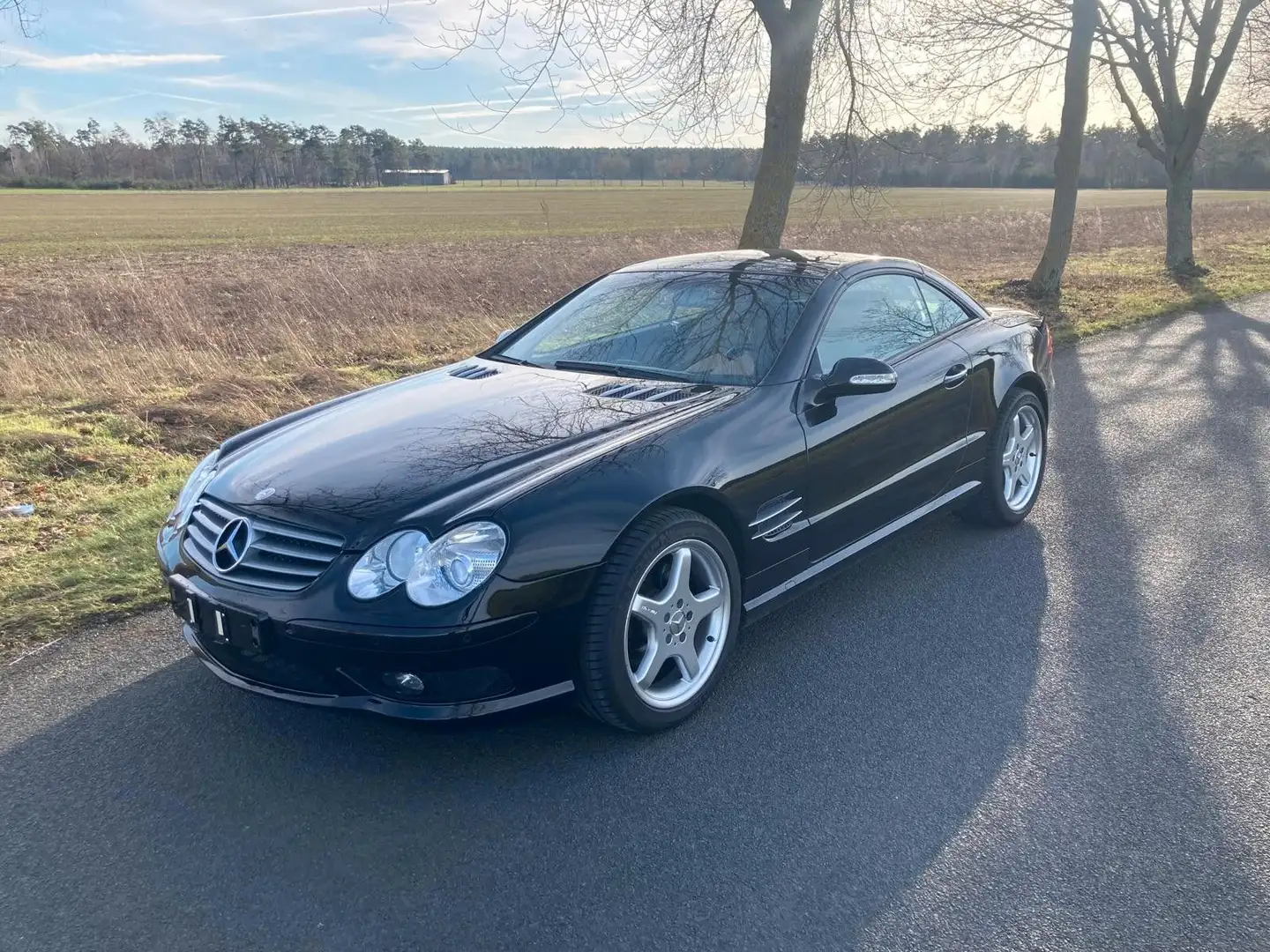 Mercedes-Benz SL 350 Designo SL 350 AMG Paket Panoramadach Negro - 1