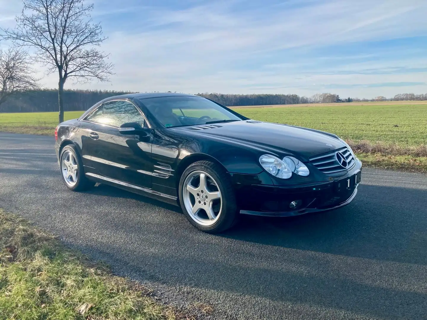 Mercedes-Benz SL 350 Designo SL 350 AMG Paket Panoramadach Чорний - 1