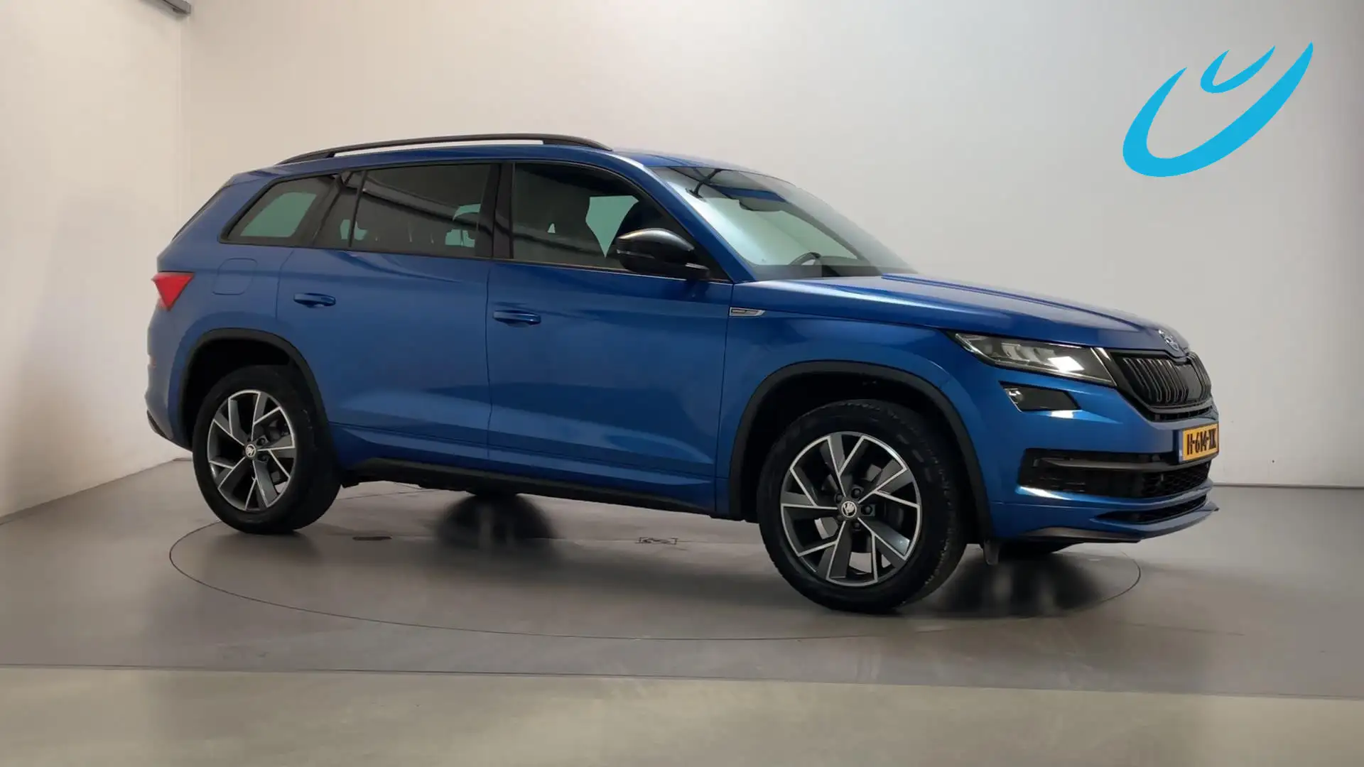 Skoda Kodiaq 1.5 TSI 150pk DSG Sportline Business Stoelverwarmi Blauw - 1