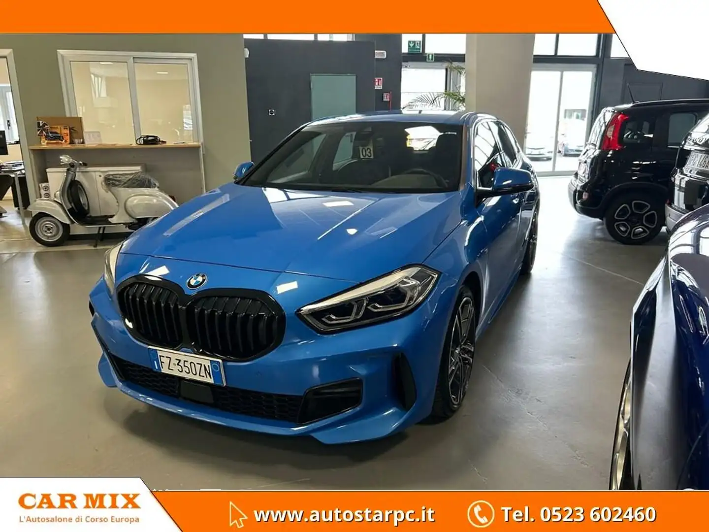BMW 116 d Msport auto Bleu - 1