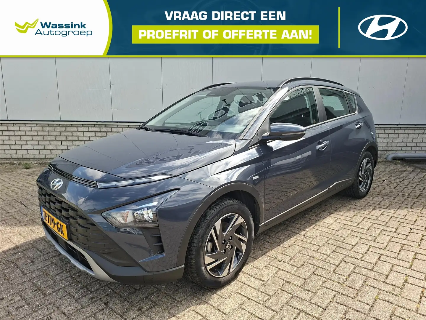 Hyundai BAYON 1.0 T-GDI 100PK 7DCT Comfort Smart I Navigatie Grijs - 1