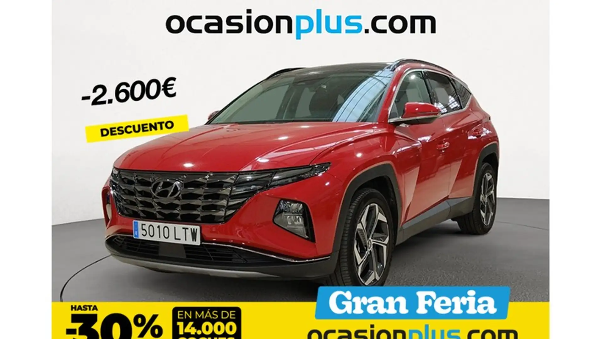 Hyundai TUCSON 1.6 TGDI HEV Tecno Sky AT Rojo - 1