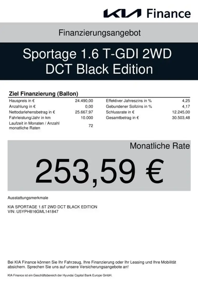 Kia Sportage 1.6 T-GDI 2WD DCT Black Edition Silber - 2