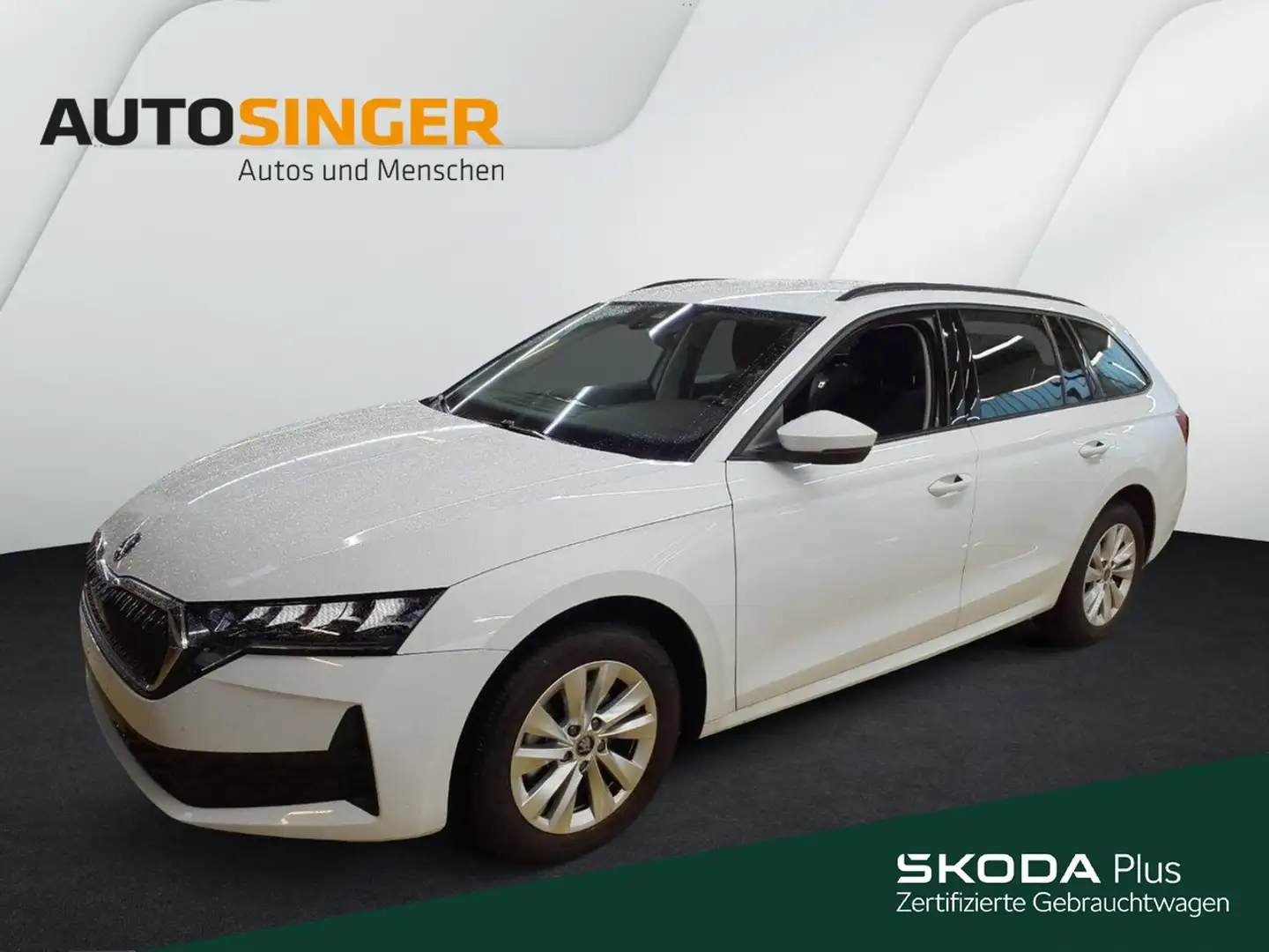 Skoda Octavia Combi Essence TDI *LED*GRA*DIGITAL*SHZ* Bianco - 1