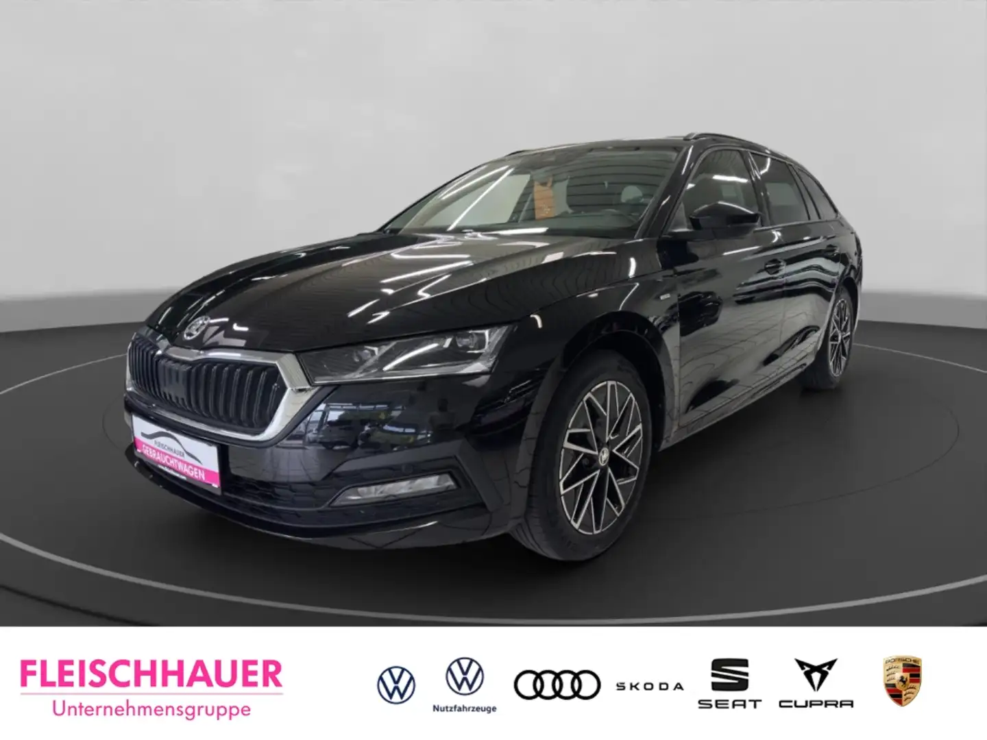 Skoda Octavia Combi Clever 1.5 TSI e-TEC LED+DC+ACC+RFK+NAVI+CAR Schwarz - 1