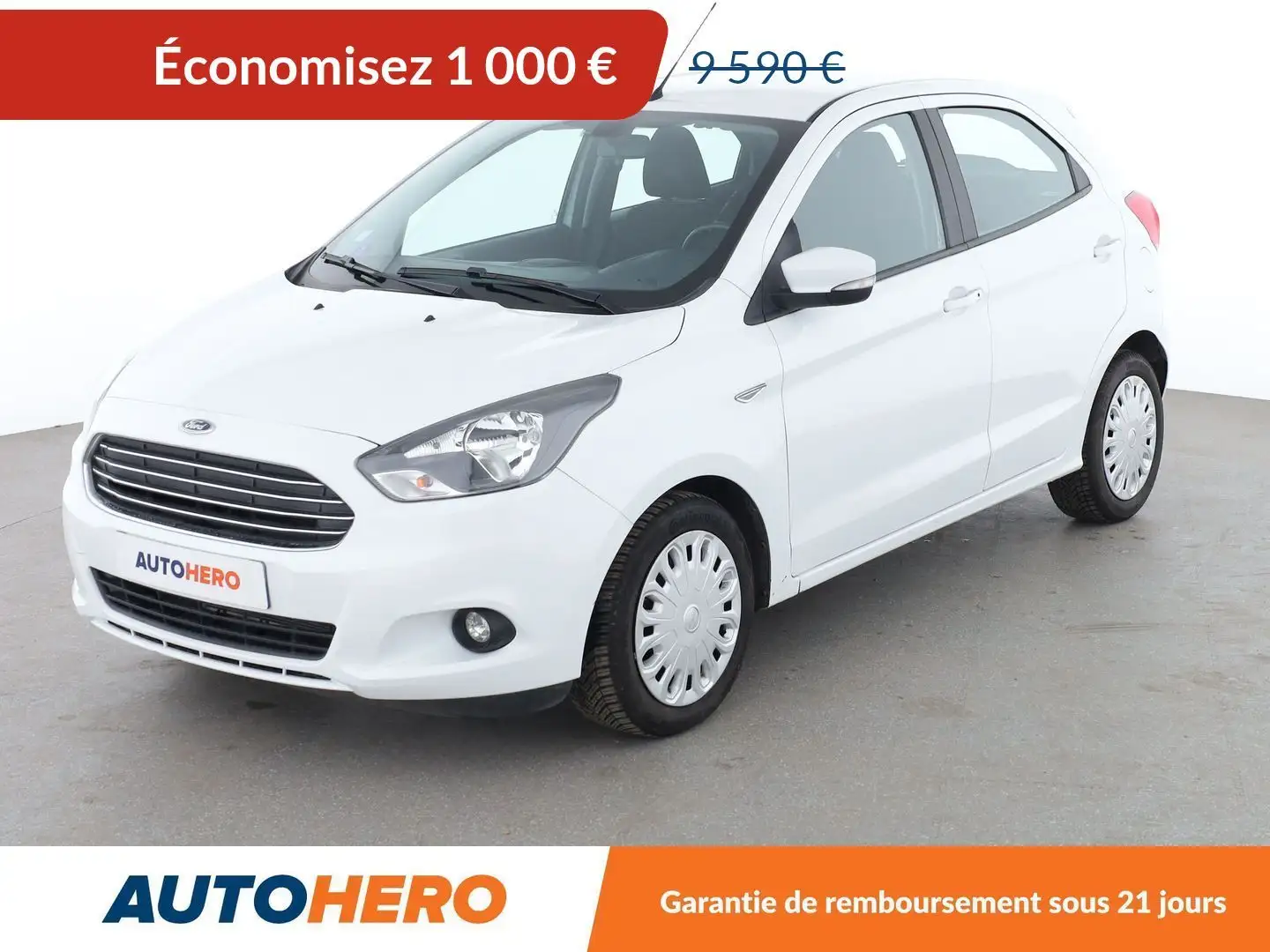 Ford Ka/Ka+ 1.2 Ti-VCT Essential Blanc - 1