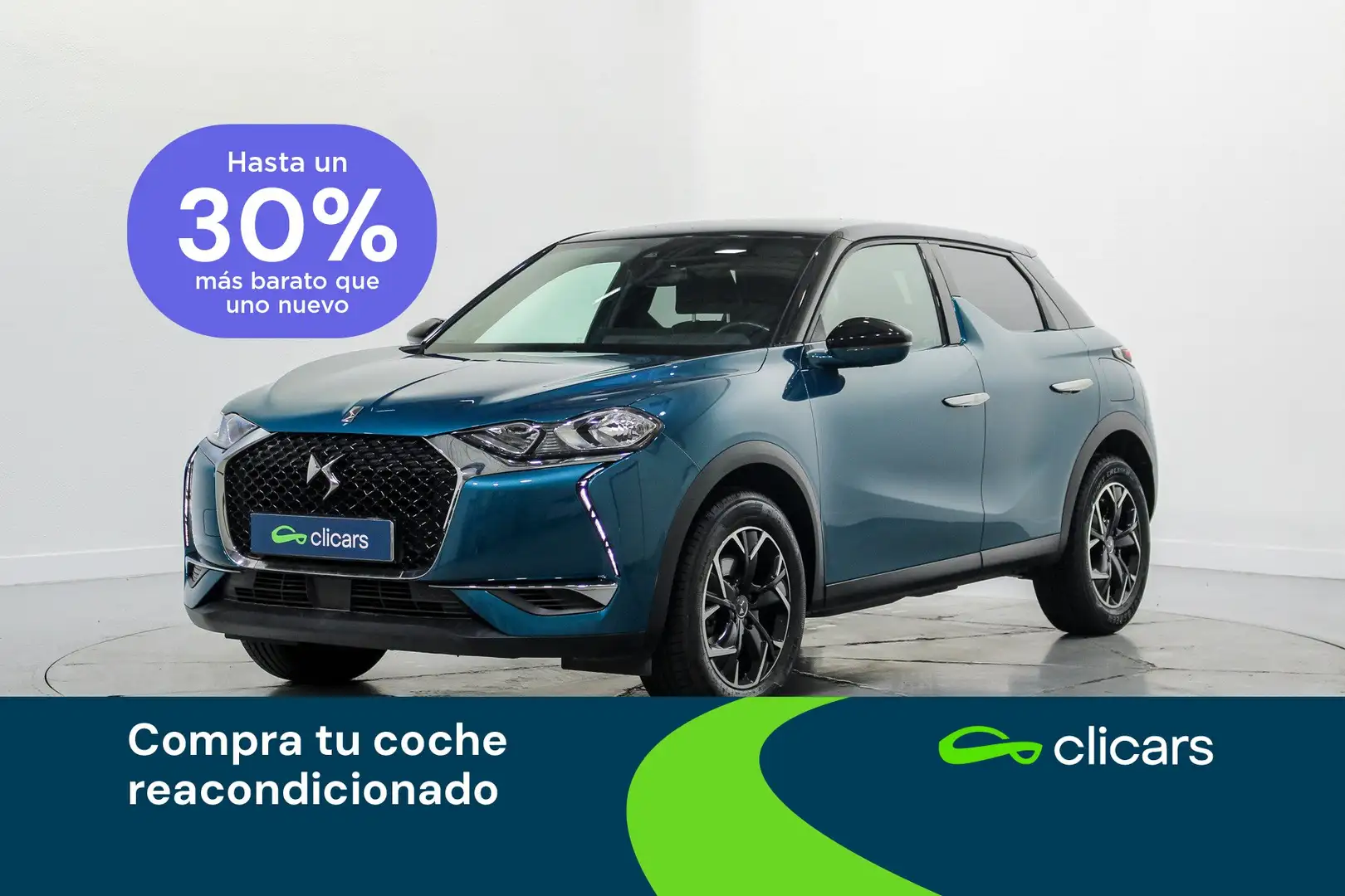 DS Automobiles DS 3 Crossback Puretech So Chic 130 EAT8 Blau - 1