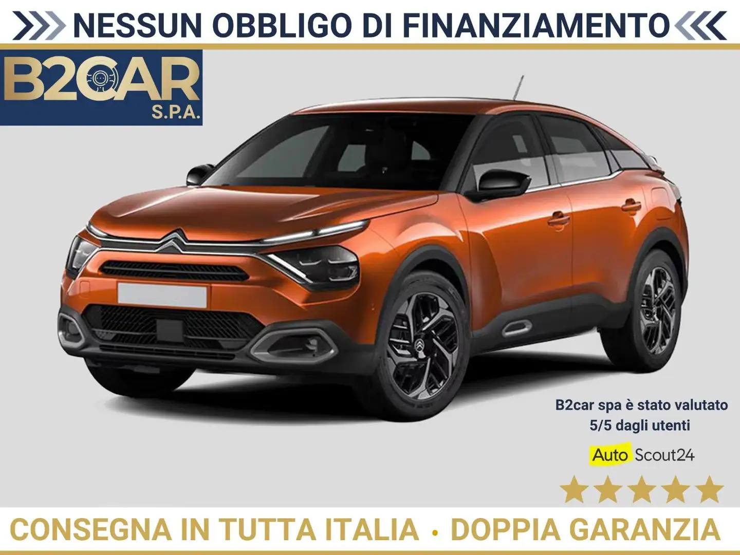 Citroen E-C4 Electric 100 kW 136CV Electric Shine Naranja - 1