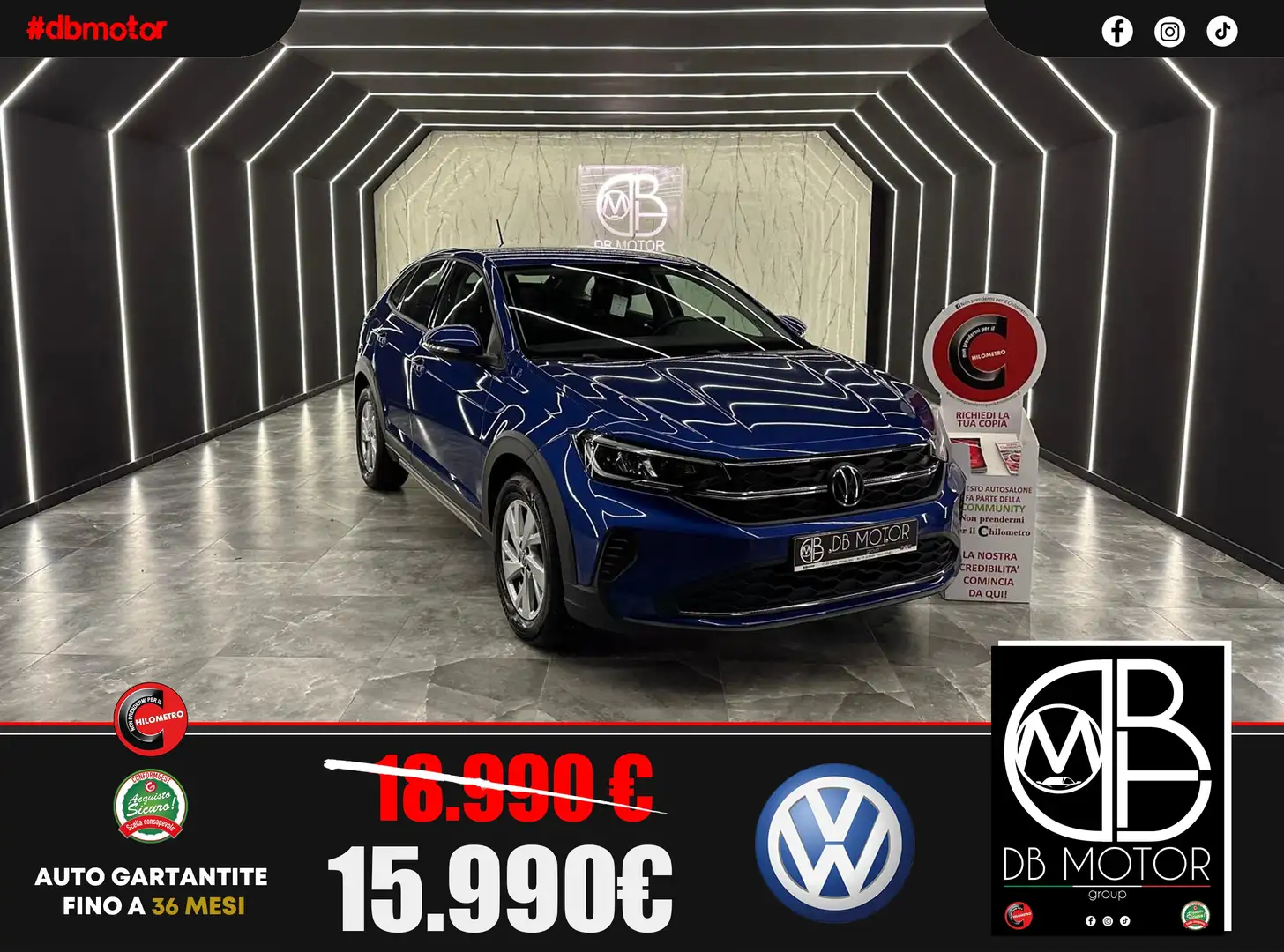 Volkswagen Taigo Taigo 1.0 tsi Life 95cv Blu/Azzurro - 1