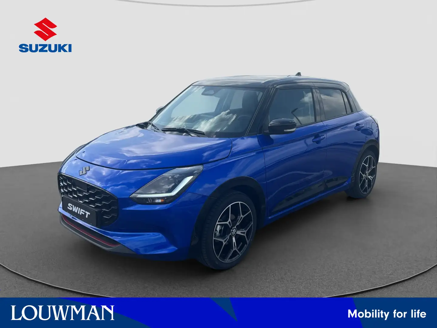Suzuki Swift 1.2 Style Smart Hybrid *DEMO* | Black Rhino Pack | Blauw - 1
