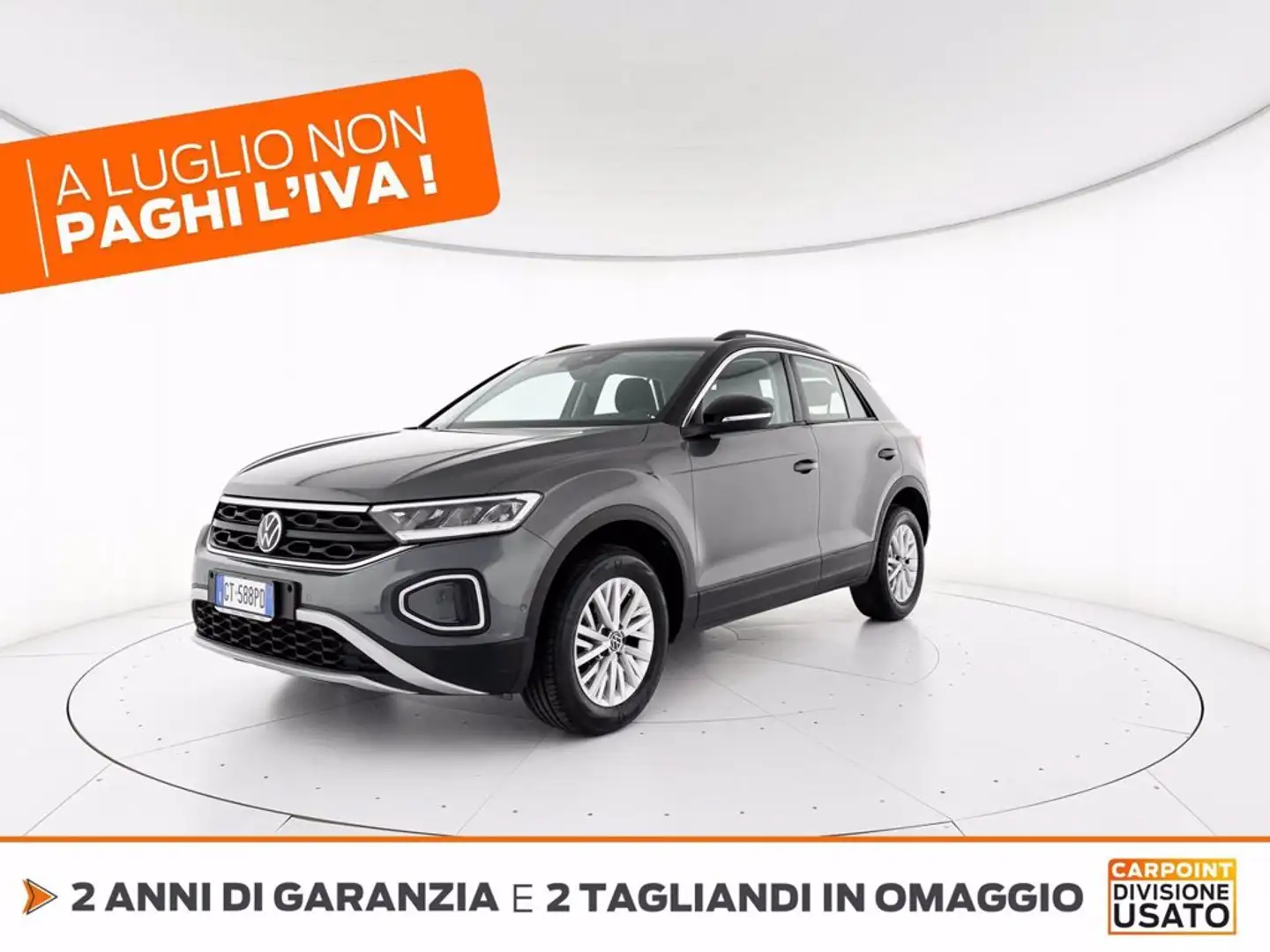 Volkswagen T-Roc 2.0 tdi life 150cv dsg Grigio - 1