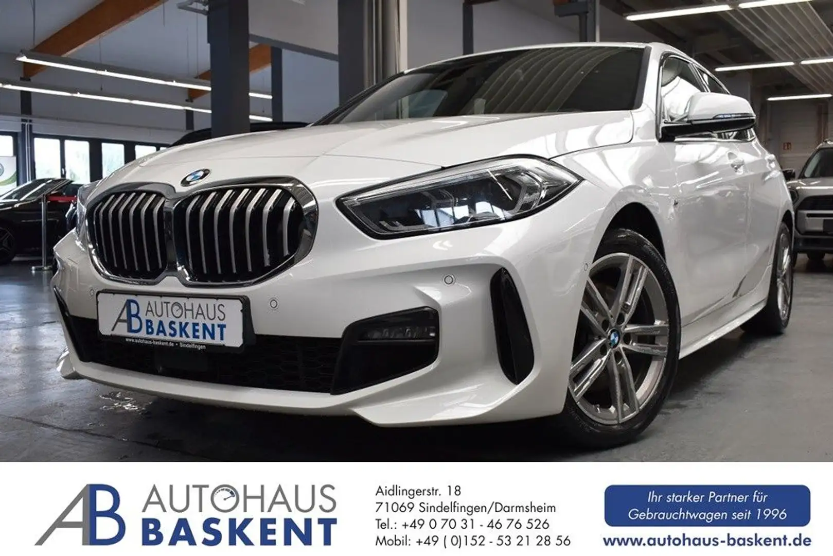 BMW 118 d M SPORT*LED*NAVIGATION*DIGITAL*SHZ*PDC Weiß - 1