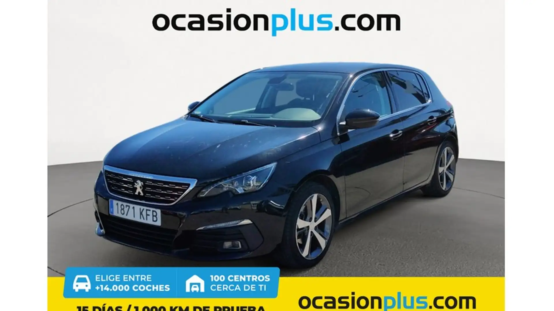 Peugeot 308 1.2 PureTech S&S Allure 130 Noir - 1