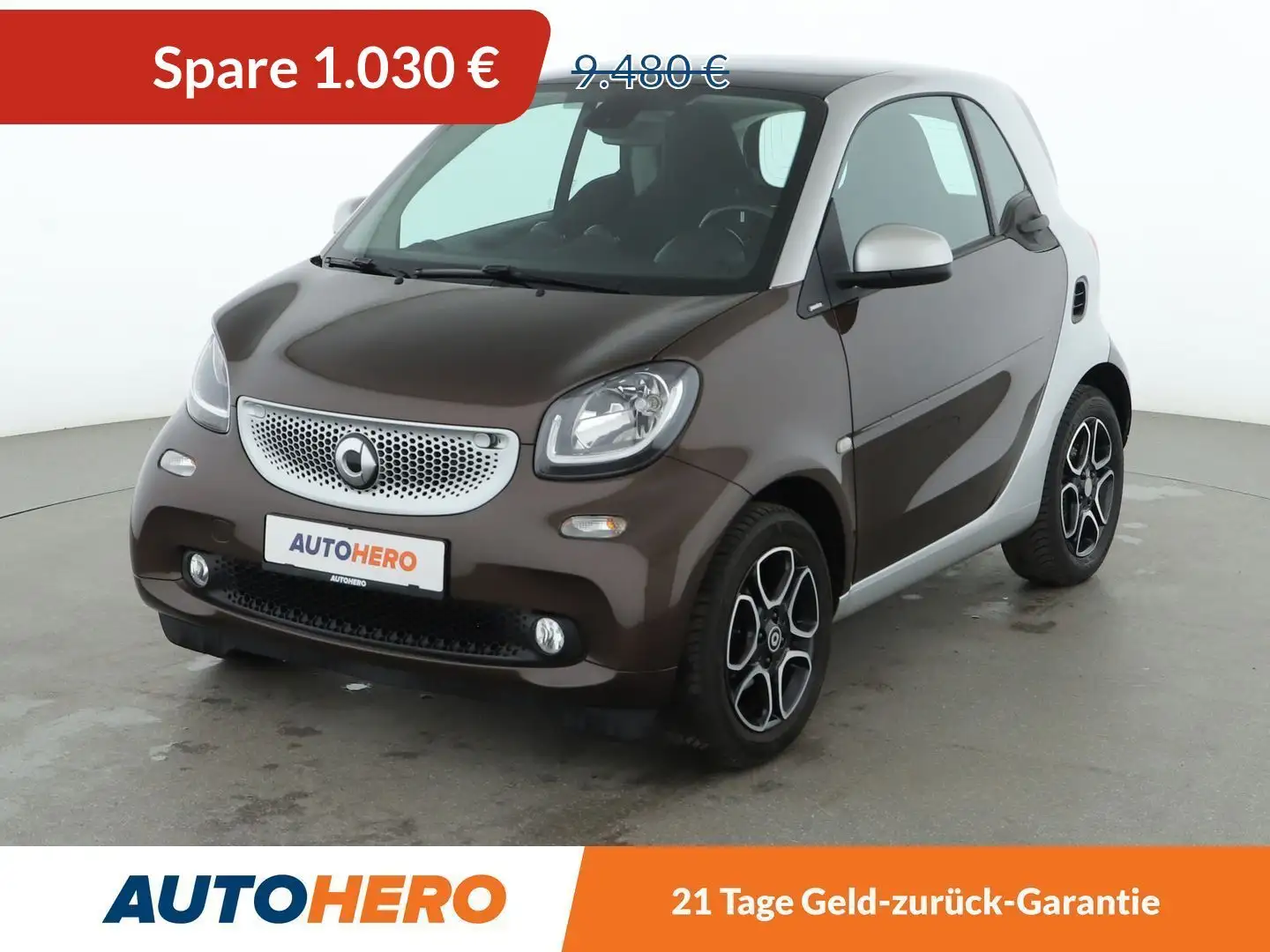 smart forTwo 1.0 passion*SHZ*TEMPO*PANO*KLIMA* Marrón - 1