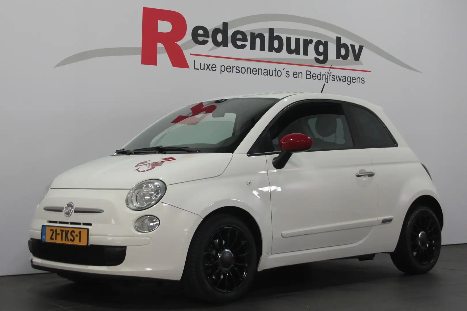Fiat 500 0.9 TwinAir - Airco / Radio cd / Elek. ramen Wit - 1