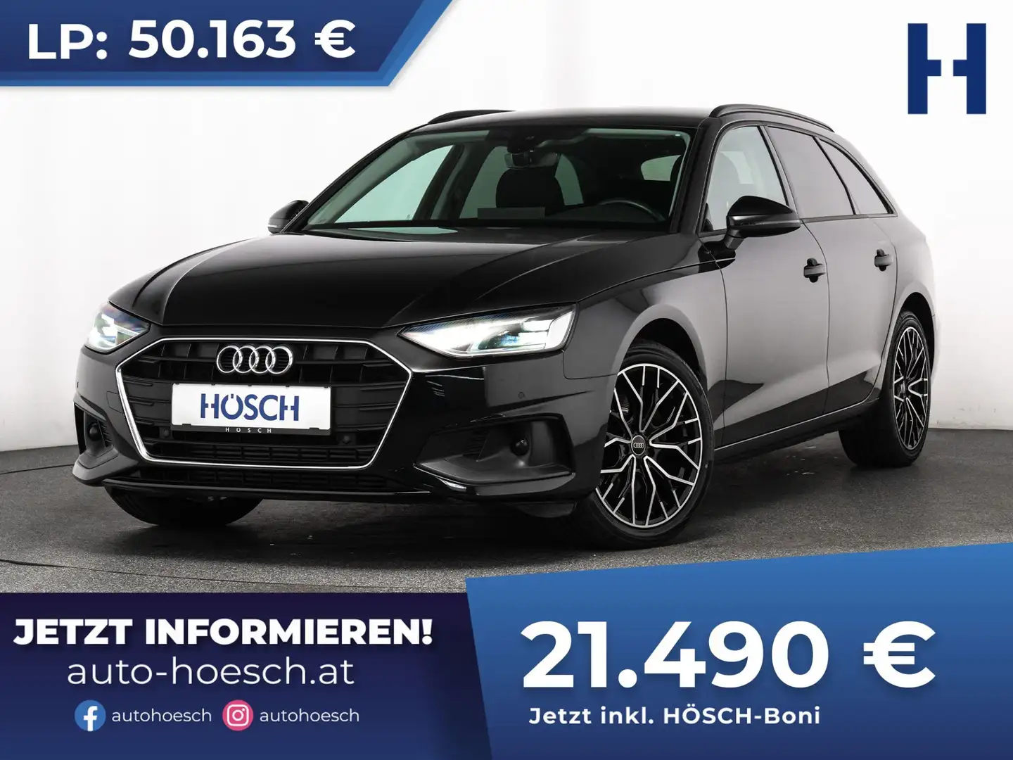 Audi A4 Avant 35 TFSI MMI LED PRIVACY AKTION -57% Schwarz - 1
