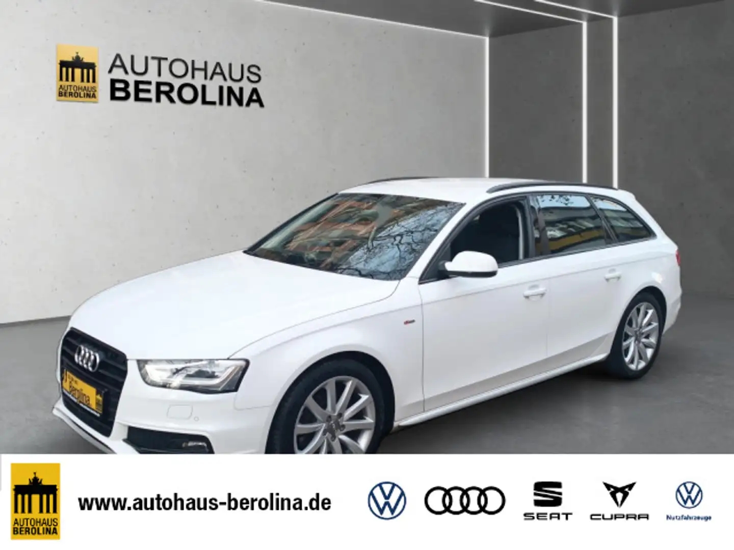 Audi A4 1.8 TFSI S line *NAV+*GRA*PDC+*SHZ* Білий - 1