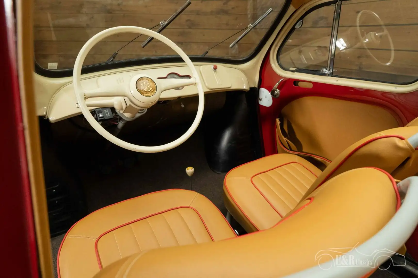 Renault 4CV Cabriolet | Gerestaureerd | Zeer zeldzaam | 19 Червоний - 2