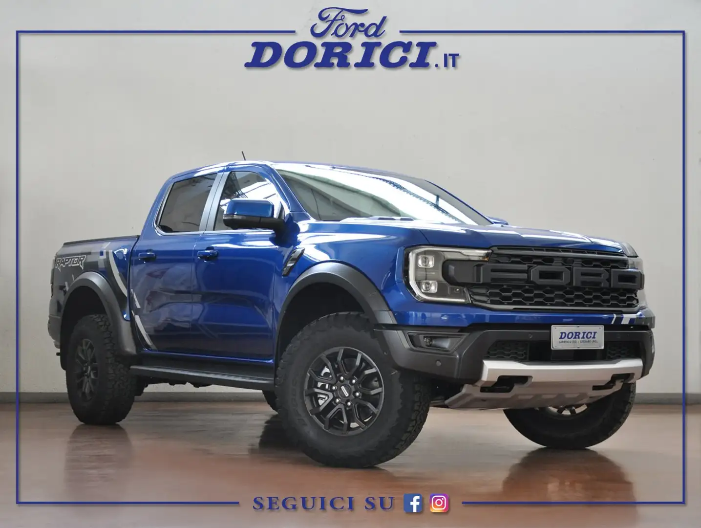 Ford Ranger Raptor 3.0 Ecoboost 292Cv DC 5 posti + IVA Blu/Azzurro - 1