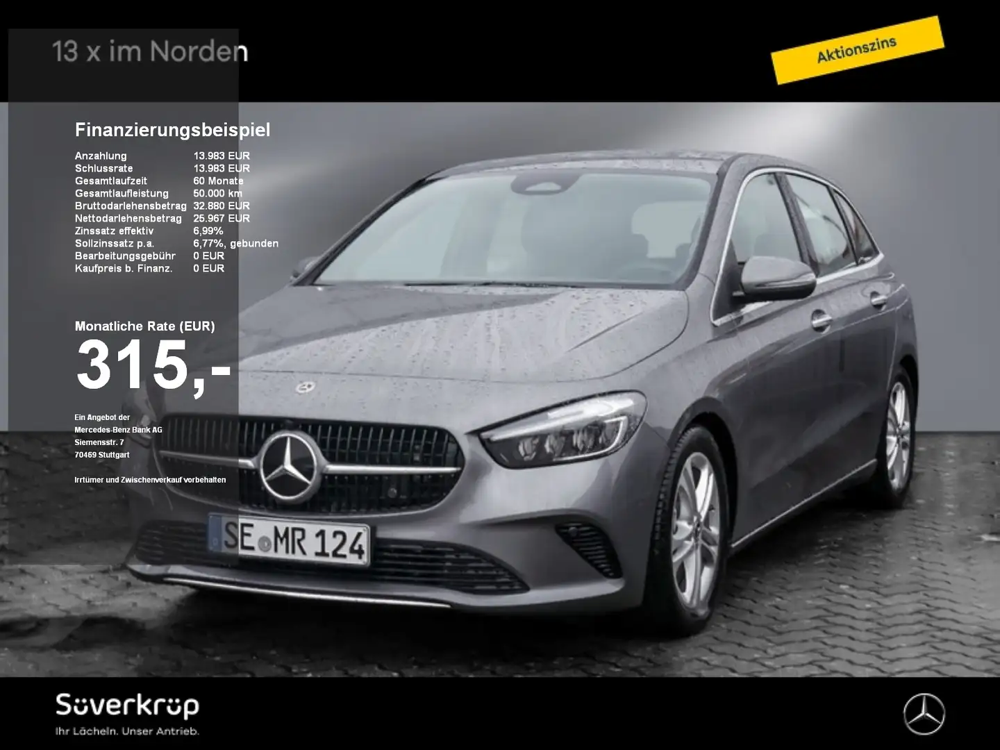 Mercedes-Benz B 200 +SPUR DISTR AHK KAMERA PDC SHZ PROGRESSIVE Gris - 1