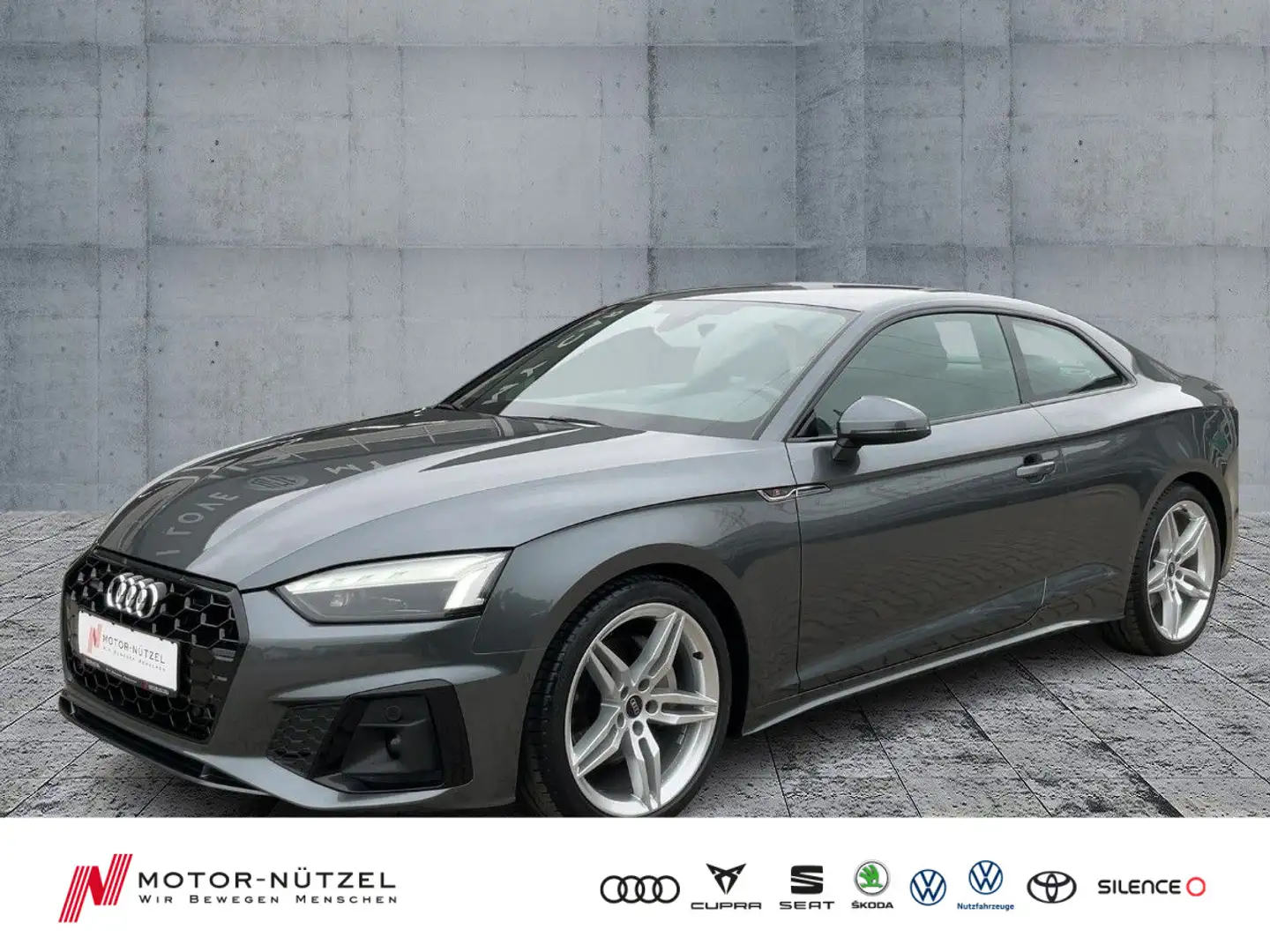 Audi A5 40 TDI QU S-TR S-LINE 5JG+MATRIX+NAV+VC Grau - 1