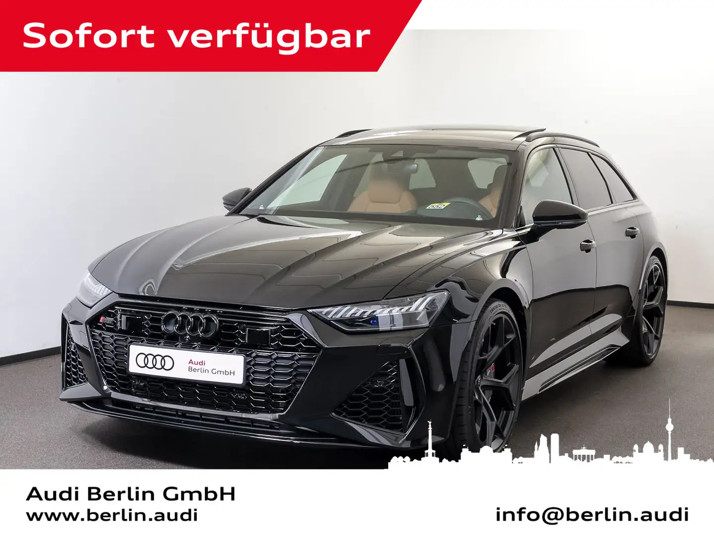 Audi RS6 tiptronic Noir - 1