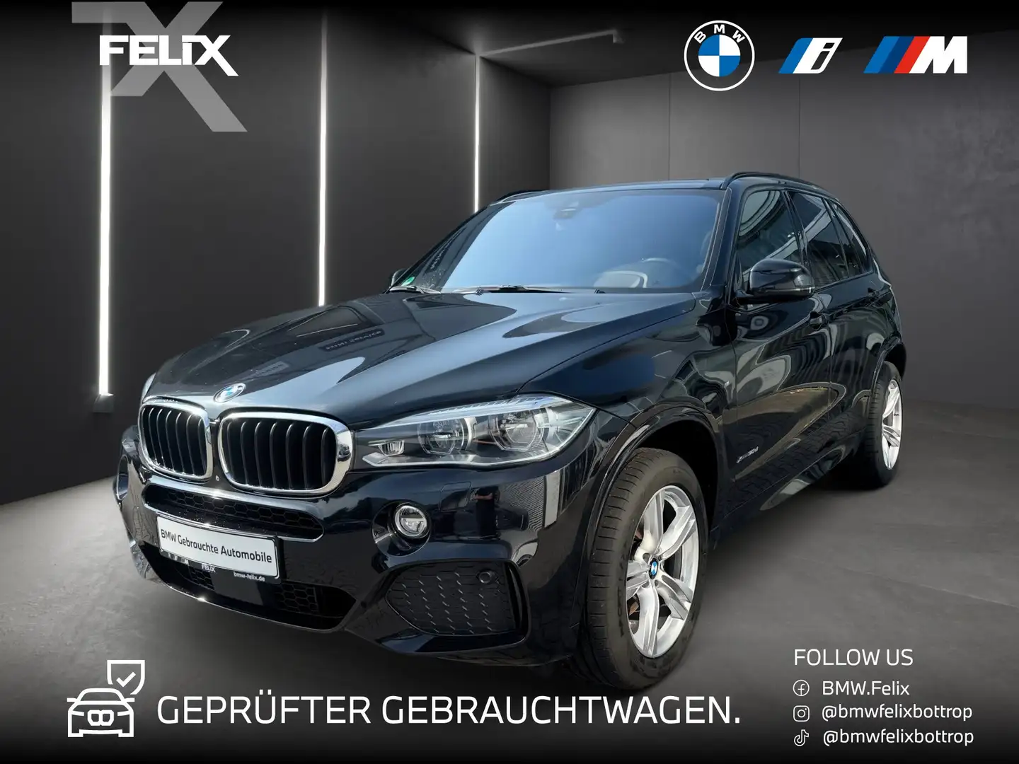 BMW X5 xDrive30d M SPORTPAKET+PANORAMA+HEAD UP+SOFT CLOSE Noir - 1