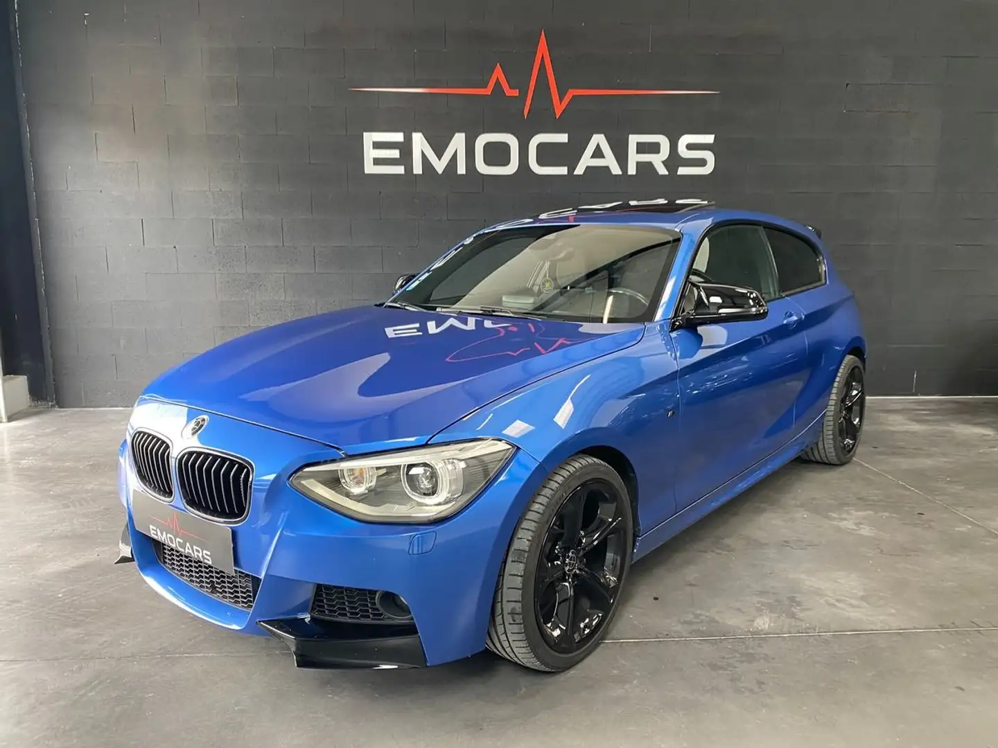 BMW 120 120 DA M sport Bleu - 2